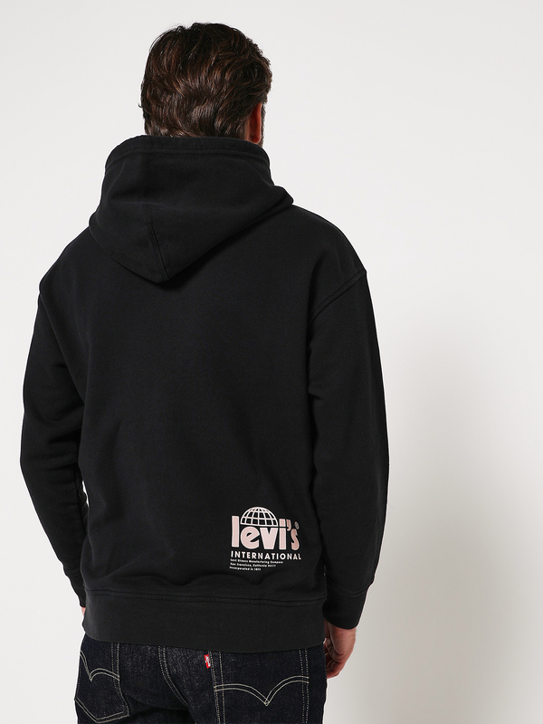 LEVI'S Sweat-shirt  Capuche Noir Photo principale