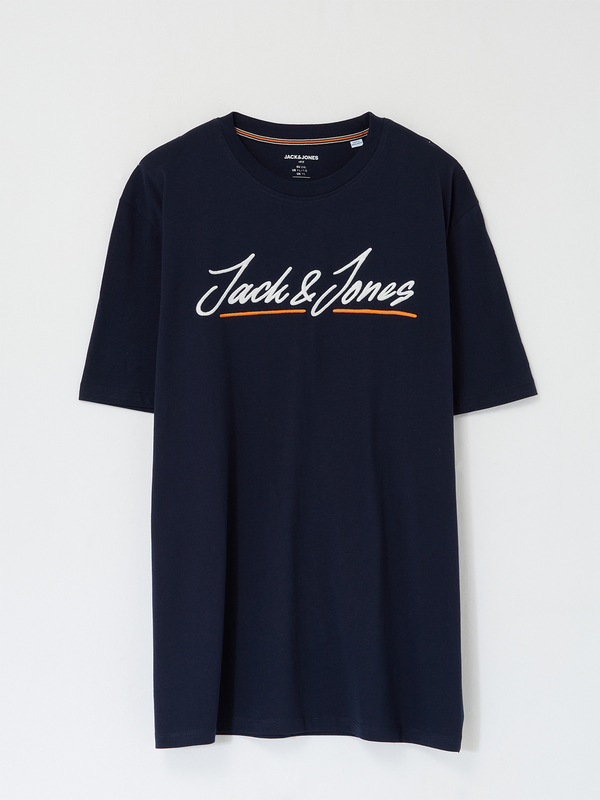 JACK AND JONES Tee-shirt Signature Bleu marine Photo principale