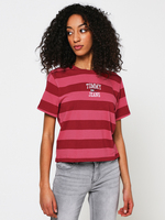 TOMMY JEANS Tee-shirt Ray Logo Brod Rouge