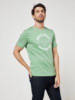 MUSTANG Tee-shirt Logo En Coton Vert