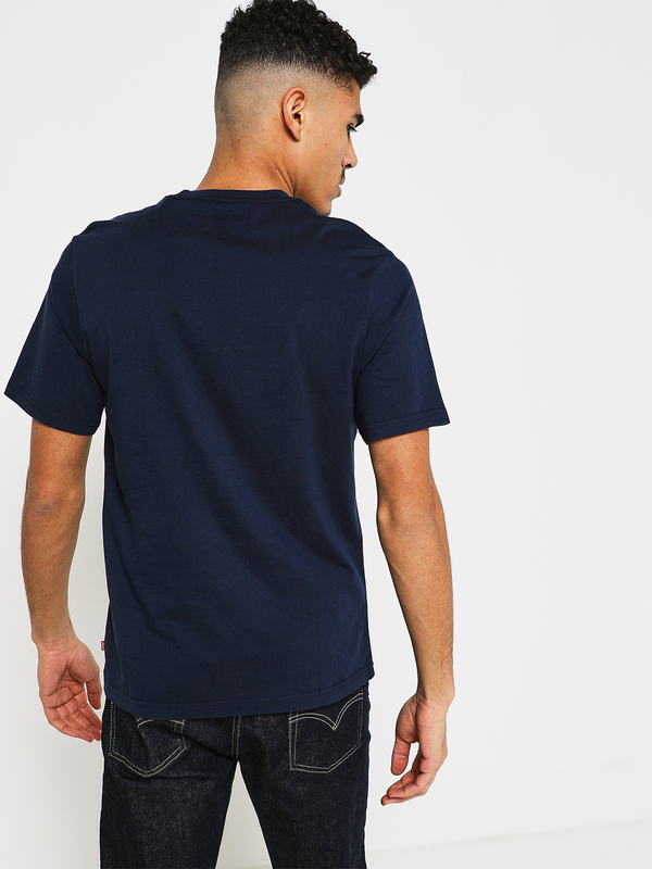 LEVI'S Tee-shirt Uni Avec Logo Bleu marine Photo principale
