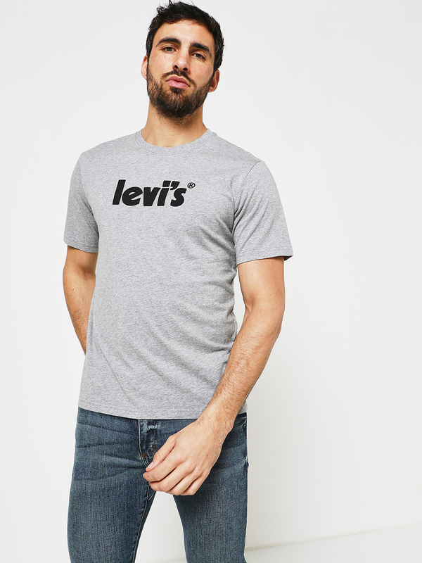 LEVI'S® Tee-shirt Uni Avec Logo Gris