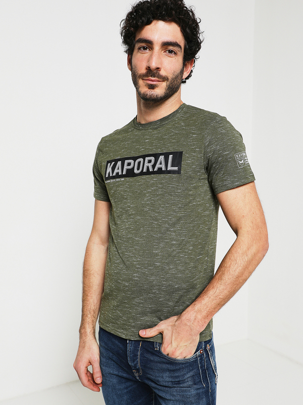 KAPORAL Tee-shirt Logo Vert kaki