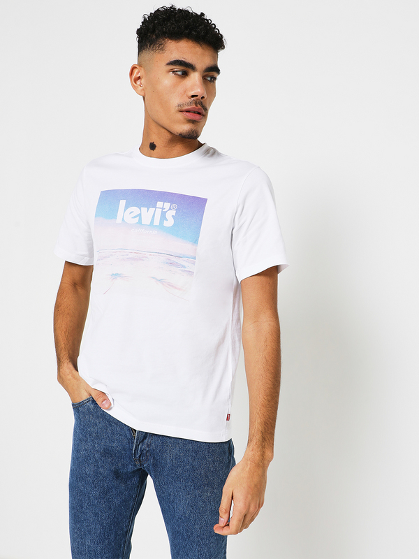LEVI'S® Tee-shirt Logo Motif Placé Blanc