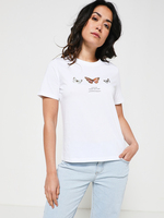 ESPRIT Tee-shirt Print Papillon Blanc