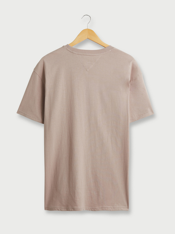 TOMMY JEANS Tee-shirt Signature Brode Beige Photo principale