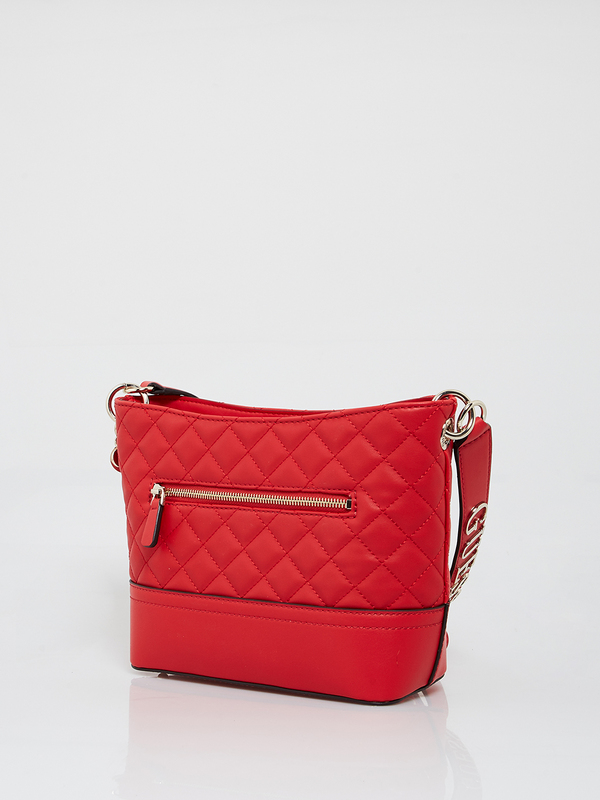 GUESS Sac  Bandoulire Capitonn Illy Rouge Photo principale