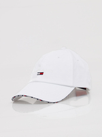 TOMMY JEANS Casquette Baseball Logo Brod Blanc