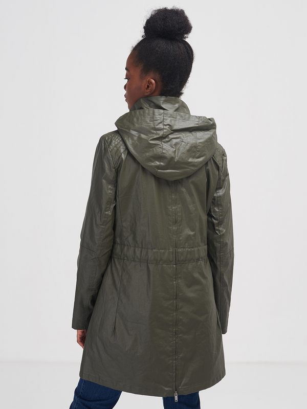 ONE STEP Manteau Impermable  Capuche Vert Photo principale