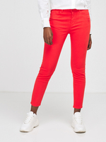 DESIGUAL Pantalon 5 Poches Coupe Slim Brod Rouge
