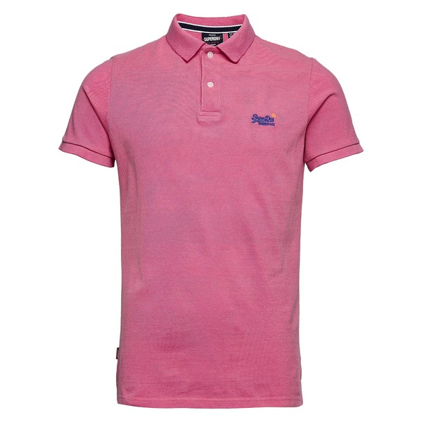 SUPERDRY Polo Superdry Classic Pique Rose Photo principale