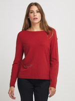 BETTY BARCLAY Pull Loose Uni Dcor Micro Clous Rouille