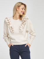 ONLY Pull Loose Volant Beige