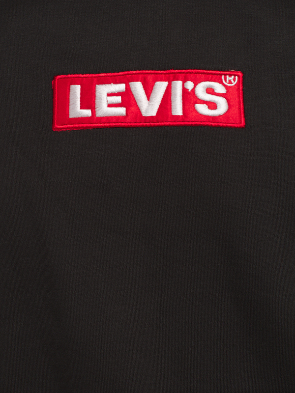LEVI'S Sweat-shirt Logo  Capuche Noir mat Photo principale