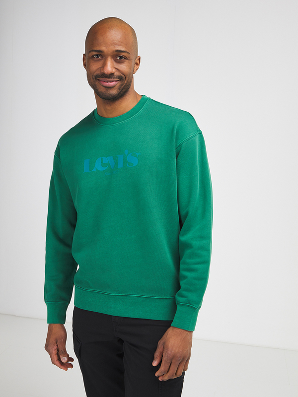 LEVI'S® Sweat-shirt Logo Coupe Ample Vert Photo principale