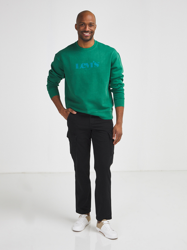LEVI'S® Sweat-shirt Logo Coupe Ample Vert Photo 3