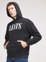 LEVI'S Sweat-shirt  Capuche Avec Logo Levis Ssnl Serif Law Gap Po Jet Black