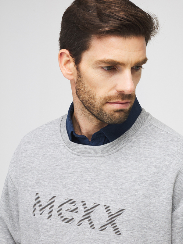 MEXX Sweat-shirt Logo Gris Moyen Photo principale