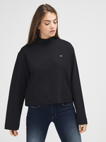 TOMMY JEANS Sweat-shirt Cropped Noir