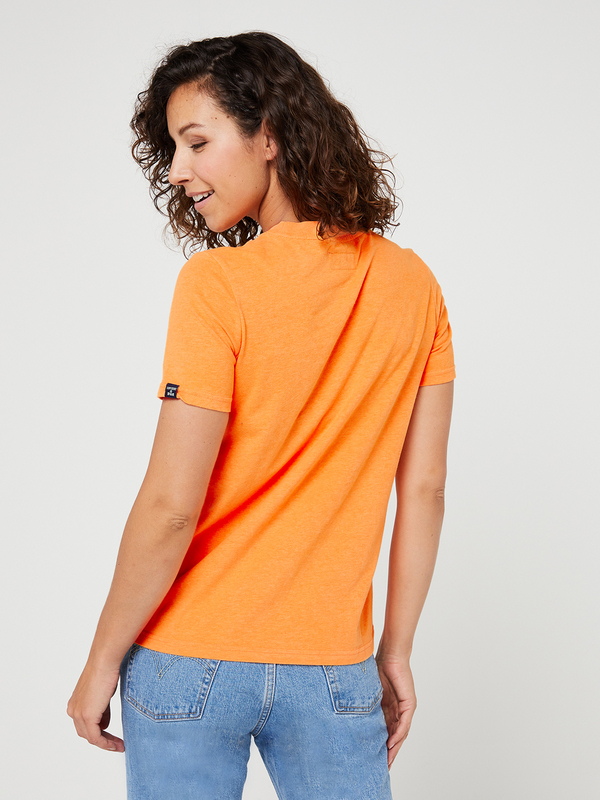 SUPERDRY Tee-shirt Logo Arc-en-ciel Orange Photo principale