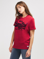LEVI'S Tee-shirt Cropped Logo Rouge