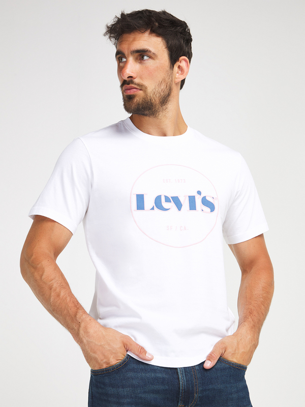 LEVI'S Tee-shirt Logo Coupe Confort Ecru Photo principale