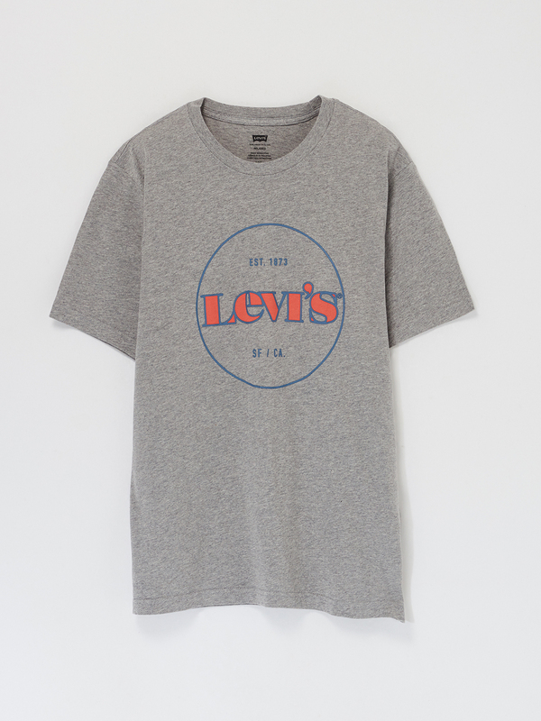 LEVI'S Tee-shirt Logo Coupe Confort Gris Photo principale