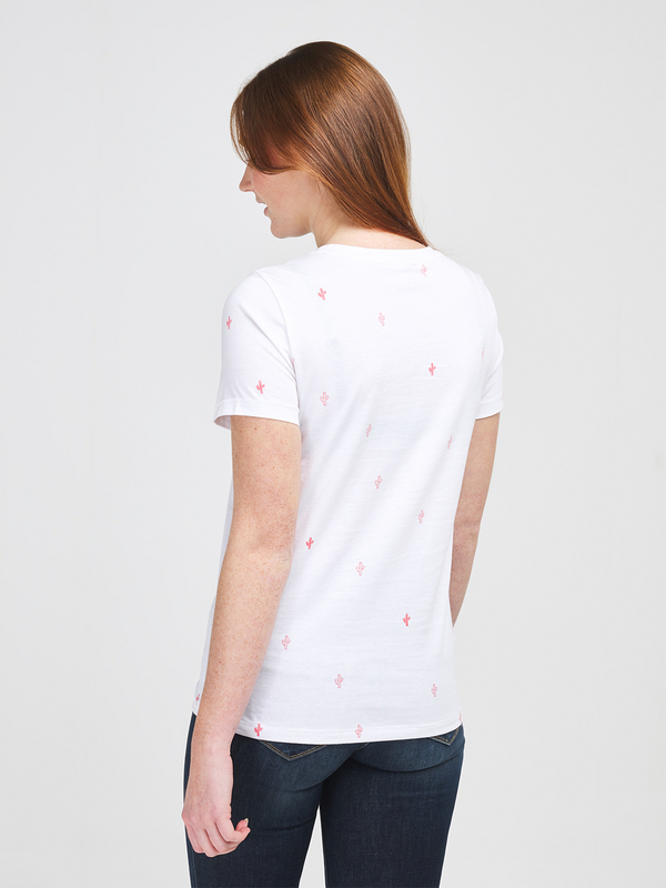 ONLY Tee-shirt Message Avec Sequins Blanc cass Photo principale