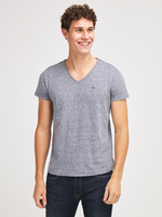 TOMMY JEANS Tee-shirt Chin Duveteux Gris