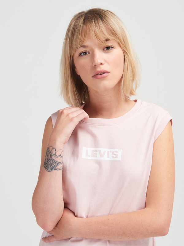 LEVI'S Tee-shirt Logo Sans Manches Rose clair Photo principale
