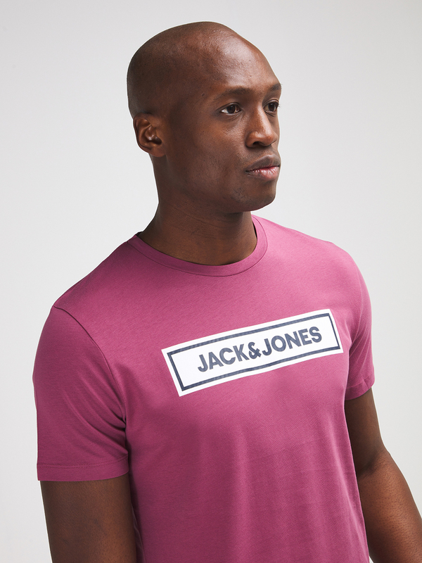 JACK AND JONES Tee-shirt Logo Rose fonc Photo principale