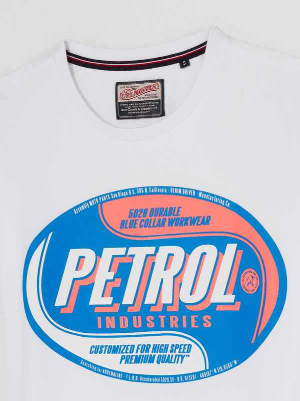 PETROL INDUSTRIES Tee-shirt Avec Logo Blanc Photo principale