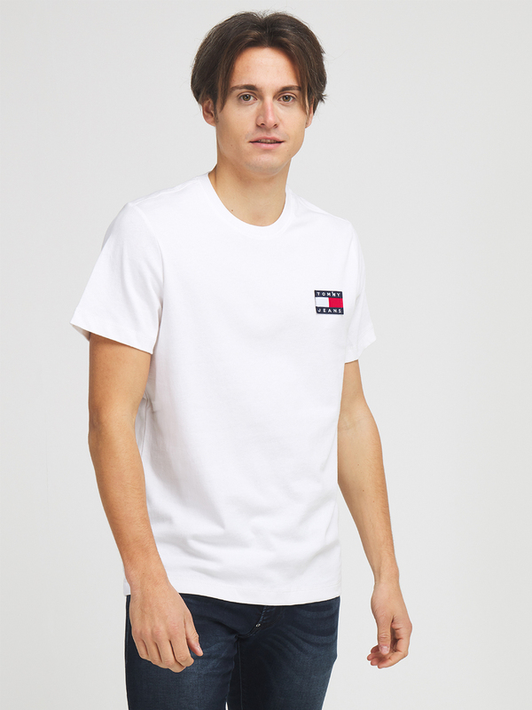 TOMMY JEANS Tee-shirt Logo Blanc cass Photo principale