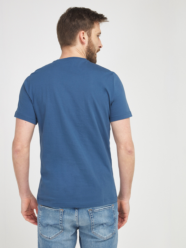 MUSTANG Tee-shirt Logo Bleu Photo principale