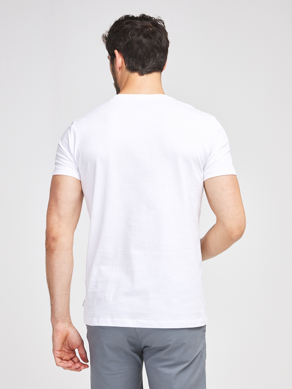 ESPRIT Tee-shirt Motif Plac Blanc Photo principale