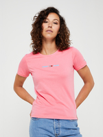 TOMMY JEANS Tee-shirt Logo Rose