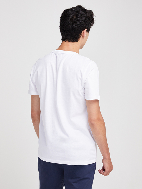 BASEFIELD Tee-shirt Motif Plac Blanc Photo principale