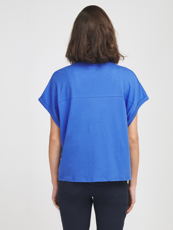 C EST BEAU LA VIE Tee-shirt Oversized Uni Bleu Photo principale