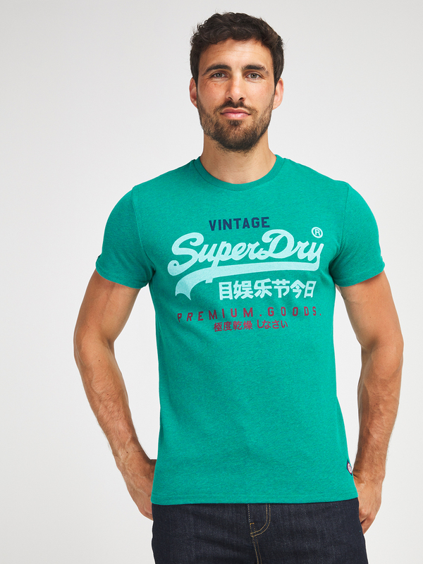 SUPERDRY Tee-shirt Logo Vert Photo principale