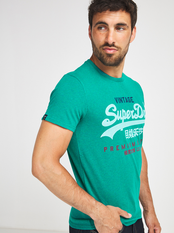 SUPERDRY Tee-shirt Logo Vert Photo principale