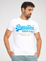 SUPERDRY Tee-shirt Logo Blanc