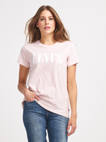 LEVI'S Tee-shirt Logo En Relief Rose fonc