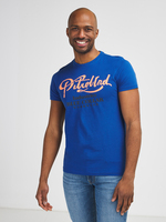 PETROL INDUSTRIES Tee-shirt Logo Fluo Bleu Encre