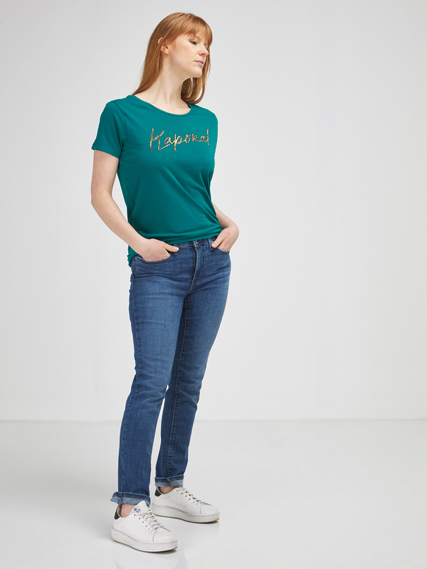 KAPORAL Tee-shirt Logo En Coton Stretch Vert Photo principale