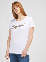 KAPORAL Tee-shirt Logo En Coton Stretch Blanc