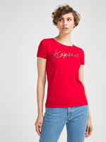 KAPORAL Tee-shirt Logo En Coton Stretch Rouge