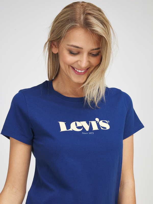 LEVI'S Tee-shirt Logo The Perfect Tee Bleu Photo principale