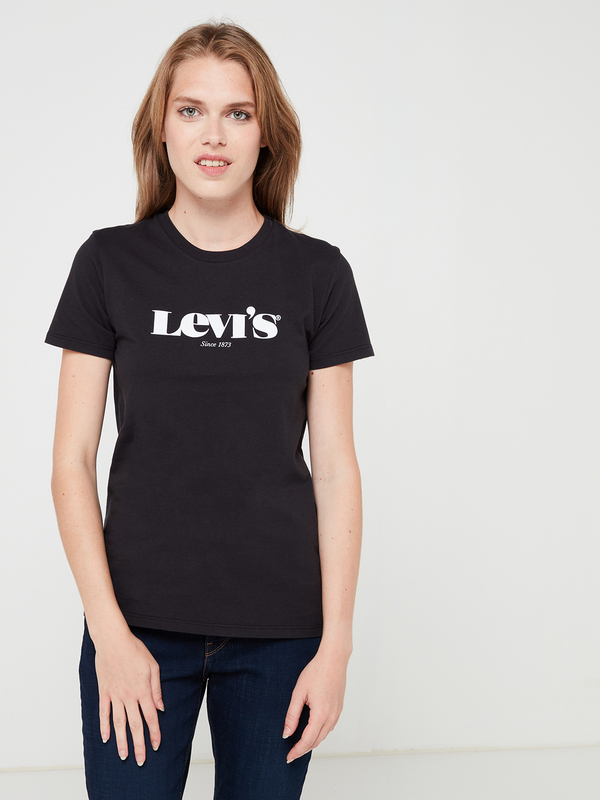 LEVI'S Tee-shirt Logo The Perfect Tee Noir Photo principale