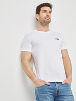 TOMMY JEANS Tee-shirt Mini Logo Coton Bio Blanc