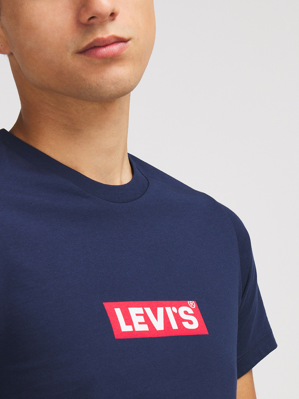 LEVI'S Tee-shirt Logo Boxtab Graphic Bleu marine Photo principale